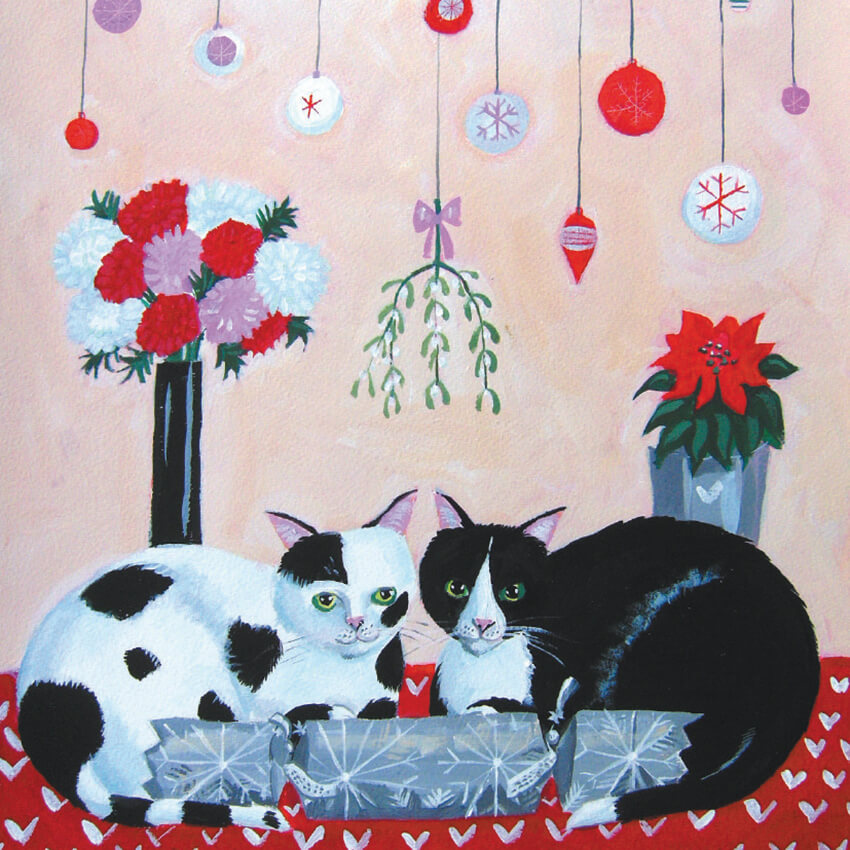 Christmas cats